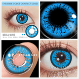 1pair Cosplay Color Contact Lenses for Eyes AYY Series Fashion Makeup Red Blue Lens Yearly Use Beauty Makeup for Eyes