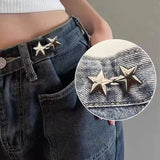 Popxstar Lazy Person Adjustable Seamless Invisible Waist Buckle Jeans Waist Tightening Tool