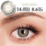 Popxstar  1 Pair Colorcon Colored Contact Lenses Myopia Lenses Dark Lenses Black Eye Lenses Fog Pearl Lens High Quality