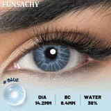 1 Pair NEW Colored Pupils Makeup Green Contact Lenses Beauty Women Colored Pupils Cosmetic Brown Natural Lenses Yearly