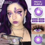 Popxstar  Cosplay Vampire Red Contact Lenses Anime Cosplay Halloween Lenses Cosmetic Colorful Multicontacts White Black Softlens
