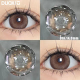 Popxstar  1Pair Natural Contact Lenses Soft Moisturizing Brown Lenses Prescription Myopia Degree -0.00to-8.00 Beautiful Pupil