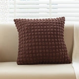 18x18in Solid Nordic Cushion Cover Texture Sensation Throw Pillow Cover For Living Room Bedroom Sofa Office Waist Pillow Case