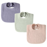 Popxstar Pure Cotton Gauze Baby Bib Soft Breathable U-Shaped Saliva Towel for Infants Comfortable And Airy Neck Cover for Babies