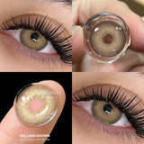 Popxstar  Brown Colored Contact Lenses Natural Look Green Eye Lenses Gray Contact Gray Lenses Green Eye Lens Beautiful Pupils