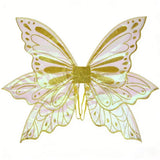 Sparkling Large Fairy Wings Organza Adult Women Angel Wings Princess Fairy Wing for Cosplay Dress Up