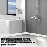 Popxstar 2M NBR Soft Wall Skirting Lines Multifunction Wall Trim Lines Self-Adhesive Wall Molding Lines Anticollision Wall 3D Sticker