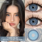 1Pair New Color Contacts Lenses Fashion Soft Blue Green Eyes Contacts Gray Beauty Pupils Brown Eyes Lenses Fast Shiping