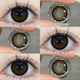 Popxstar  1 pair New Purple Halloween Colored Contact Lenses Beauty Myopia Lens for Eyes Fashion Big Eye Lenses Natural Blue Lenes