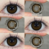 Popxstar  -1 pair New Purple Halloween Colored Contact Lenses Beauty Myopia Lens for Eyes Fashion Big Eye Lenses Natural Blue Lenes