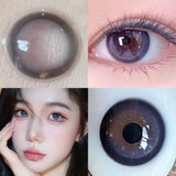 Popxstar 2pair/pcs Natural Lenses Contact Lenses for Eyes Beauty 10 Tone Natural Pupil Eye Color lens Yearly Use 14.2/14.5mm
