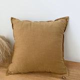 Popxstar Decoration Throw Pillow Cover Waist Pillowcase for Couch Cotton Linen Decorative Pillows for Sofa Bed Chair Durable Solid Color