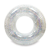 Popxstar Summer Inflatable Transparent Sequin Swimming Ring For Adults And Children Inflatable Pool Men And Women Water Play Accessories