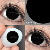Popxstar   1pair Cosplay Color Contact Lenses for Eyes Anime Cosplay Eye Contacts Blind Black Colorful Lenses Halloween Eye Pupils