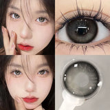 Popxstar  1 Pair Nature Color Eyes Contacts Lenses Myopic Prescription -0.00 to -8.00 Pupils Brown High Quality  Lens Fast Shipping
