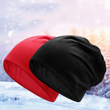 Popxstar Stylish Winter Warm Hat for Women Casual Stacking Knitted Bonnet Cap Men Hats Solid Color Hip Hop Skullies Unisex Female Beanies