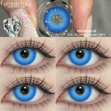 Popxstar  1Pair Cosplay Colored Contact Lenses for Eyes Halloween Lenses Red Eye Contacts Black Lenses Yearly Anime Cosplay Lens
