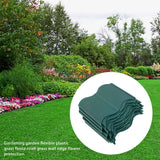 Popxstar 20Pcs Garden Fence PP Plastic Lawn Path Border DIY Plant Flower Border Yard Lawn Palisade Decorations Accessories New