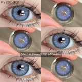 2pcs NEW Colored Contact Lenses Fashion Blue Eyes Lenses Gray Beauty Pupils Brown Eyes Contacts Green Lens 6 Months Use