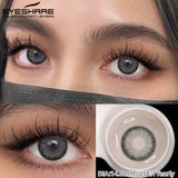 Colored Contact Lenses for Eyes Natural Gray Eye Lenses Brown Pupils Lens Blue Eye Lenses Yearly Soft Makeup Lenses