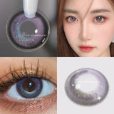 Popxstar 1 Pair Color Contact Lenses for Eyes Sailor Moon Heart Lenses Beauty Color lens Contact Blue Lens