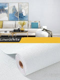 Popxstar 3D White Foam Self-adhesive Wallpaper Waterproof Moisture-proof and Moldy Resistant Wall Sticker For Living Room Home Decoration