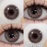 1Pair Real Color Eye Lenses Myopia Pink Blue Contact Lenses Eye Color Lenses Makeup Pupils Graduate Lenses Fast Shipping