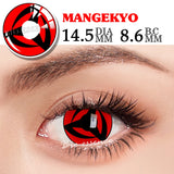 Popxstar  1 Pair Contact Lenses for Eyes Cosplay Lenses Anime Lenses Anime Accessories Halloween Lenses Black Lenses Pink Lens