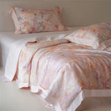 Luxury 100% Lyocell Floral Pattern Summer Blanket Set or 1Pcs Natural Eucalypthus Fabric Cooling Quilt Silk Filling Comforter