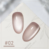 popxstar 5g/Bottle White Moonlight Nail Cat's Eye Gel Magnetic Satin Gel Polish 9-Colors Soak Off Glitter Phototherapy Manicure Varnish
