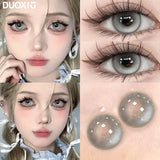 Popxstar  2PCS/Pair Contact Lenses with diopters Natural Lenses Gray Lenses Beauty Pupils Korean Style Fashion cosmetics Lenses New