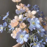 Popxstar spring decor Chamomiles Silk Artificial Flower 60cm Daisy White Fake Flowers Room Wedding Home Table Decorations Party Diy Bouquet Gifts 1PCs