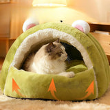 Cat House Warm Plush Dog Beds for Small Dogs Enclosed Pet Bed for Cats Dogs Removable Washable Kitten Nest