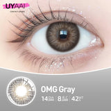 Popxstar  1Pair Fashion Big Lenses Colored Contact Lenses for Eyes Beauty Blue Eyes Lenses Natural Green Brown Grey Lens