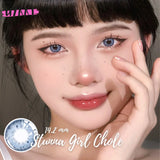 1 Pair Korean Lenses Color Contact Lenses for Eyes Lenses with Diopters Myopia Lenses Brown Lenses Natural Eye Lenses