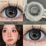1 Pair Hot Selling Colored Contact Lense with Prescription Natural Pink Eye Lenses Yearly Use Pupils Free Shipping