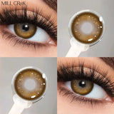 1Pair Brown Colorld Contact Lenses for Eyes Natural Contacts Fashion Lenses Beauty Pupils Color Lenses Fast Shipping