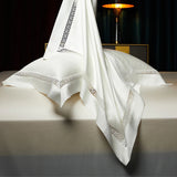 Popxstar  4/6Pcs Hollow Wide Edge Cooling Summer Quilt Soft Silky Lyocell Bamboo Fiber Thin Comforter With Bed Sheet Pillowcases