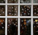 Popxstar 2025 Christmas White Snowflake Window Glass Stickers Santa Elk Wall Stickers Christmas Decorations For Home Xmas New Year Gifts