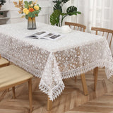 Best-selling Lace Tablecloth Net-like Embroidery Tablecloth Floral Rural Style Decoration TV Cabinet Coffee Table Dining Table