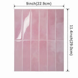 10/30/50pcs 3d Self-adhesive Wall Imitation Tile Stickers, Removable Self-adhesive Waterproof Stickers,