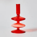 Popxstar Glass Candle Holder Taper Candlestick Electroplate Desktop Decorations Vessel Ornaments Wedding Decoration Table Centerpiece