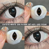 Popxstar  Halloween cosplay color contact lenses for eyes black/red/white Anime Accessories colorful fashion lenses