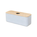 Cutting Board Lid Bread Box With Wooden Lid Spacious Container Bamboo Lid Food Storage Container Fresh Keeping Rectangular Shape