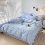 Popxstar  Luxury Bedding Duvet Cover Set 400 TC Egyptian Cotton 1pc Quilt Cover and 2pc Pillowcase Soft Durable Comforter Cover All Season