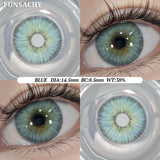 Popxstar  1Pair Colorcon Korean Lenses Color Contact Lenses For Eyes Natural Brown Soft Lens Gray Eye Contacts Makeup Cosmetic
