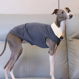 Summer Faux Two Piece Collar Pet Sleeveless Tank Top Lightweight Dog Vest For Italian Greyhound Whippet Bedlington