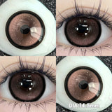 Popxstar  2pcs/pair 14.5MM Iris Brown Lenses Beauty Makeup Pupils Eye Color Lenses Colorful Contact Lenses Fashion Blue Green Lens