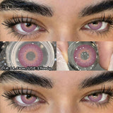 Gray Beauty Pupils Color Contact Lenses 1Pair Fashion Blue Contacts Brown Makeup Lenses Yearly Green Eye Color Lenses