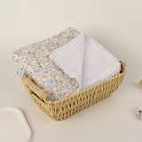 Popxstar Baby Blanket Printed Pure Cotton Baby Muslin Swaddle Blanket Breathable Newborn Quilt Soft Warm Core Children's Quilt 100*100CM